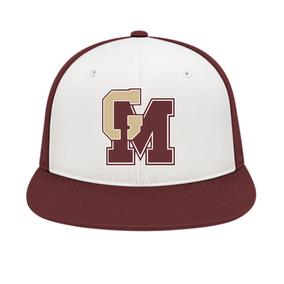 Mifflin Youth Baseball - White/Maroon Hat