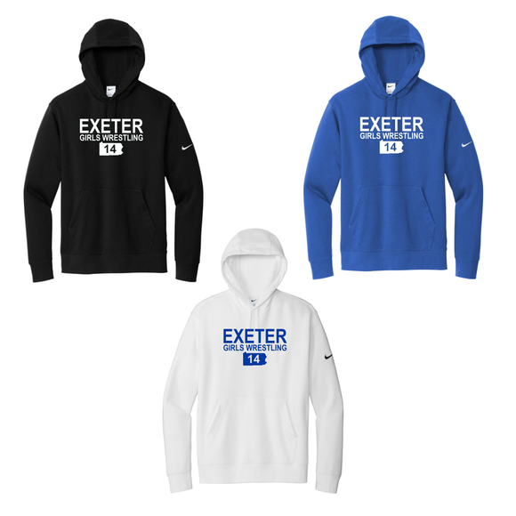 Exeter Girls Wrestling - Nike Fleece Hoody