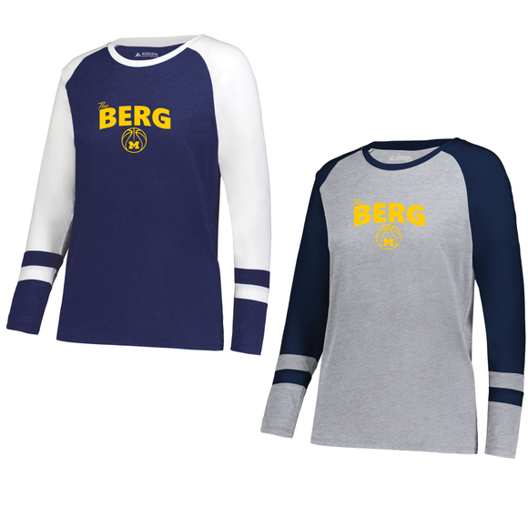 Muhlenberg Basketball - Ladies Fanatic Long Sleeve (The Berg)