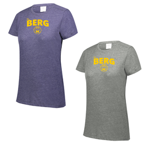 Muhlenberg Basketball - Ladies Tri Blend Tee (The Berg)