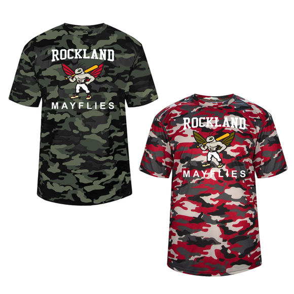 Rockland Mayflies - Camo Tee