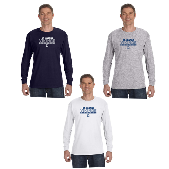 St. Ignatius Basketball - Long Sleeve Tee (Viking)