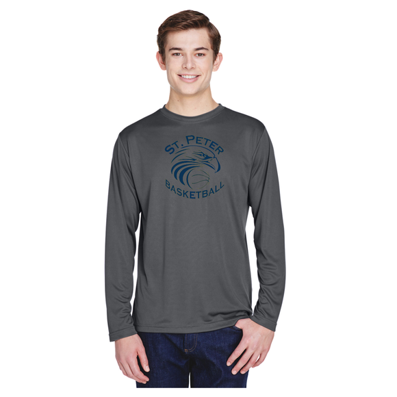 ST. Peter Basketball - Long Sleeve Wicking Tee