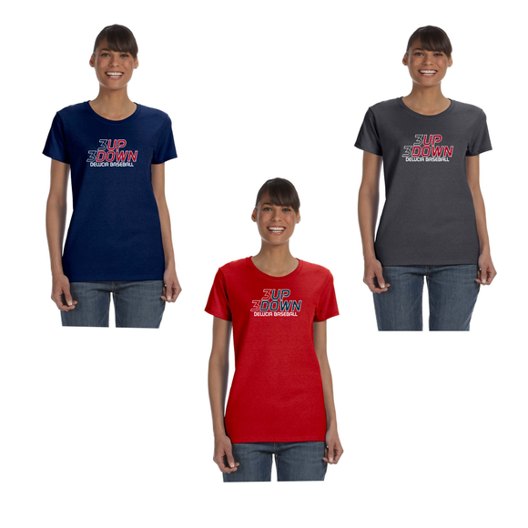 3 Up 3 Down Baseball - Women's Short Sleeve Tee