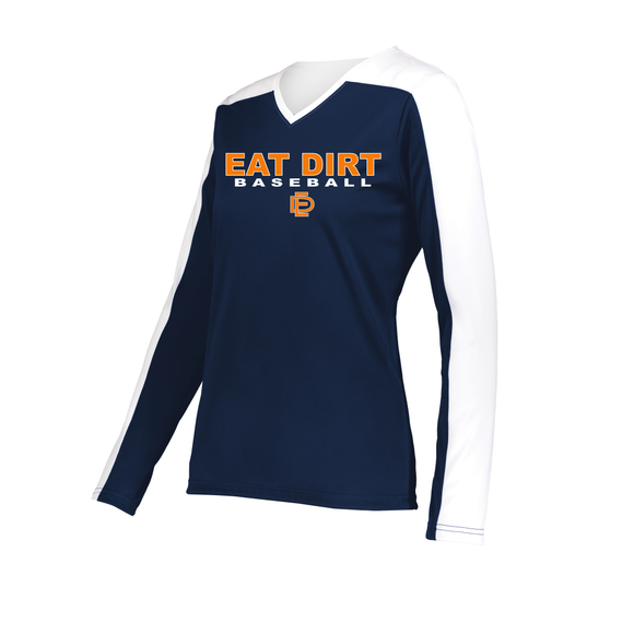 Eat Dirt Baseball - Ladies Momentum Team Long Sleeve