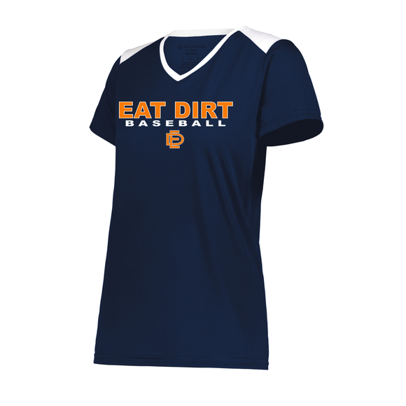 Eat Dirt Baseball - Ladies Short Sleeve Team Momentum Tee