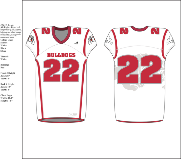 Van Reed Football - Brute Sublimated Jersey